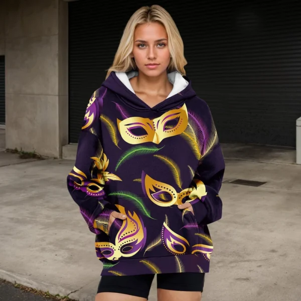 Womens Oversized Sweatshirts Fleece Hoodies Long Sleeve Shirts Pullover Fall - Image 13