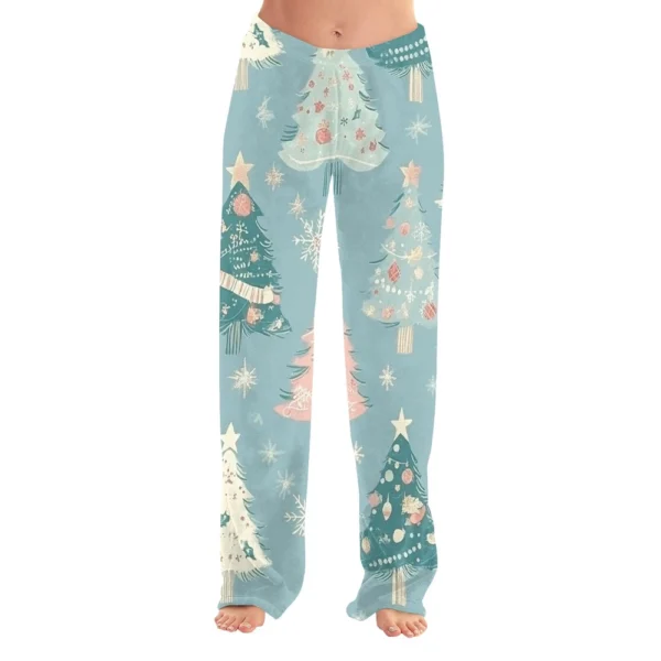 Women's Halloween Printed Casual Pants Drawstring Elastic Waist Drawstring - Image 22