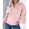 Women's casual loose warm long-sleeved jacket - Image 4