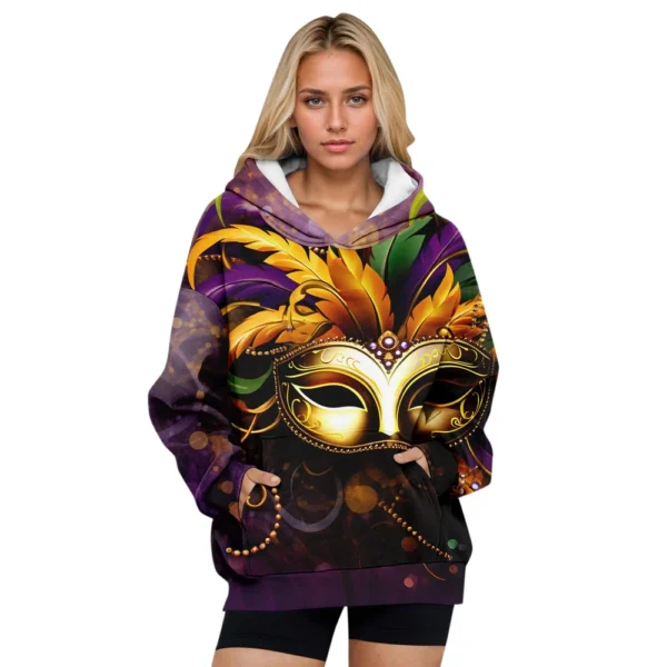Womens Oversized Sweatshirts Fleece Hoodies Long Sleeve Shirts Pullover Fall - Image 5