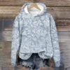 Women's Tops Sweatshirt Print Round Neck Hooded Casual - Image 22