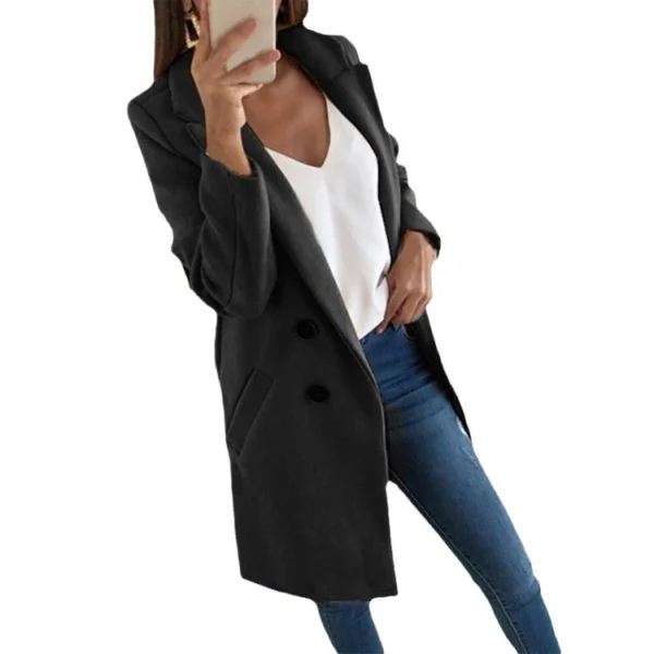 Women's casual suit collar slim fit - Image 4