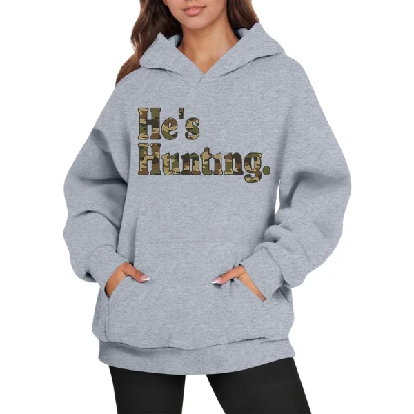 Women's Fashion Women's Lightweight Long Sleeve Pullover With Pockets Preppy - Image 22