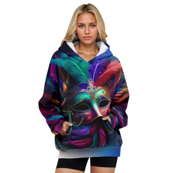 Womens Oversized Sweatshirts Fleece Hoodies Long Sleeve Shirts Pullover Fall - Image 23