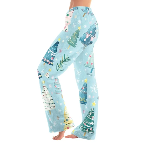 Women's Halloween Printed Casual Pants Drawstring Elastic Waist Drawstring - Image 20