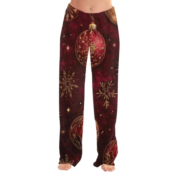 Women's Halloween Printed Casual Pants Drawstring Elastic Waist Drawstring - Image 37