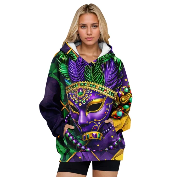 Womens Oversized Sweatshirts Fleece Hoodies Long Sleeve Shirts Pullover Fall - Image 26