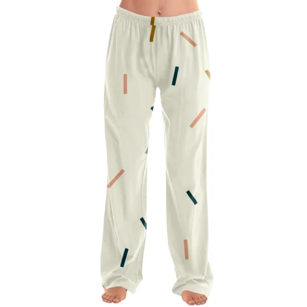 Women's Winter Soild Colored Pants, Full Length Pants, Sports Pants, Home Pants - Image 5