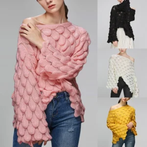 Women's Hoodies Long Sleeve Fall Oversized Sweatshirts Jackets With Pockets