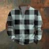 Men's Retro Casual Gradient Printed Sweatshirt - Image 25