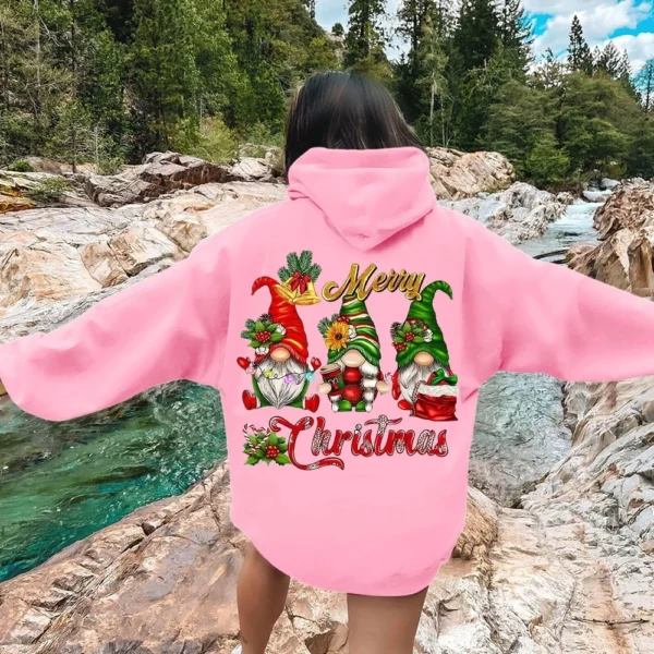 Women's Pullover Lightweight Fashion with Pockets Long Sleeve Hoodies - Image 11