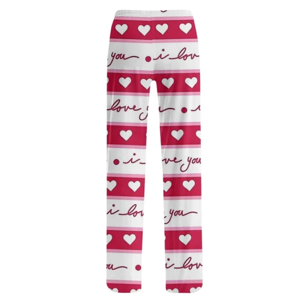 Women's Winter Soild Colored Pants, Full Length Pants, Sports Pants, Home Pants - Image 11