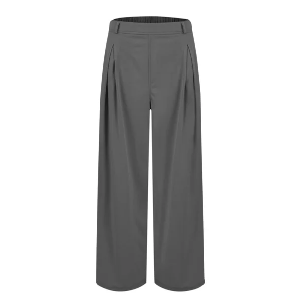 Women's High Waisted Work Pants Casual Outfits 2024 Office Trousers with Pockets - Image 15