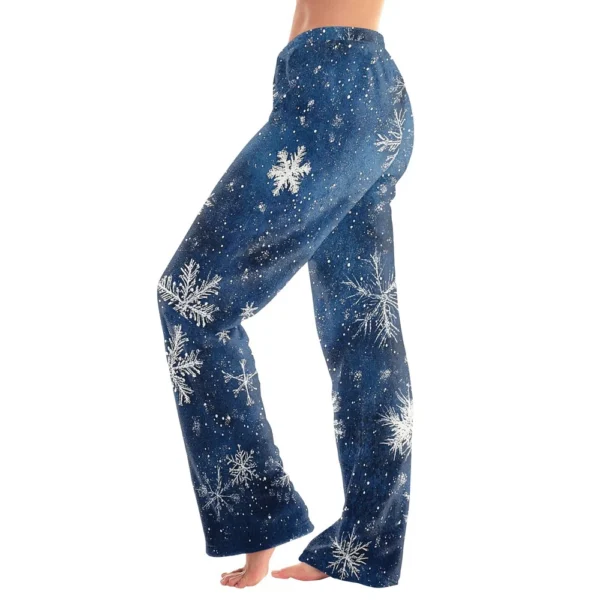 Women's Halloween Printed Casual Pants Drawstring Elastic Waist Drawstring - Image 4