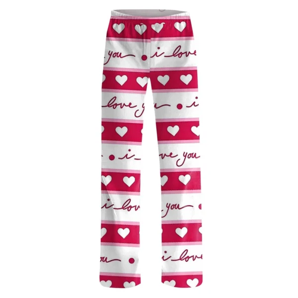 Women's Winter Soild Colored Pants, Full Length Pants, Sports Pants, Home Pants - Image 10