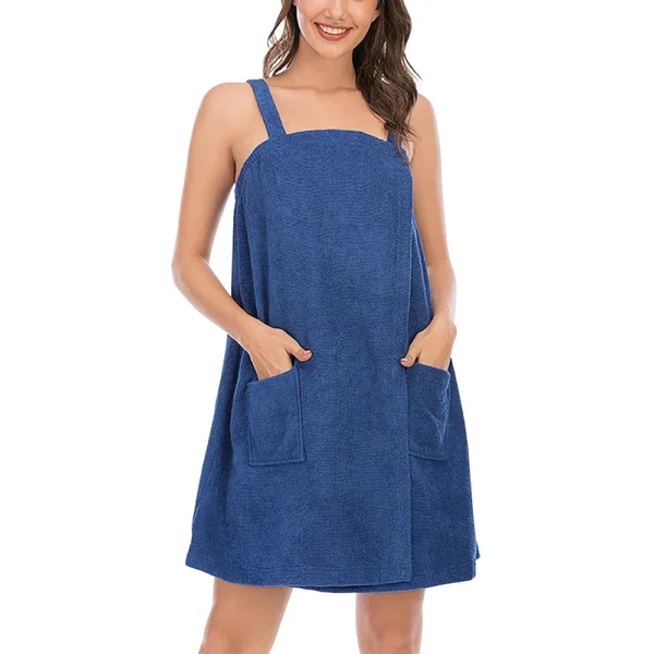 Women's Summer Homewear Bathrobe Absorbent Bath Towel Comfortable Women's - Image 6