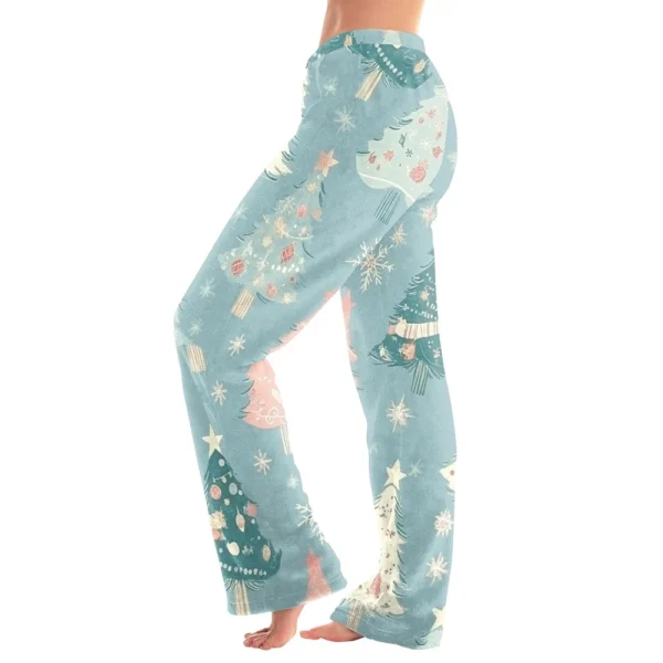 Women's Halloween Printed Casual Pants Drawstring Elastic Waist Drawstring - Image 23