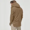 Men's trench coat long lapel hood casual trench coat - Image 14