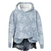 Women's Tops Sweatshirt Print Round Neck Hooded Casual - Image 32