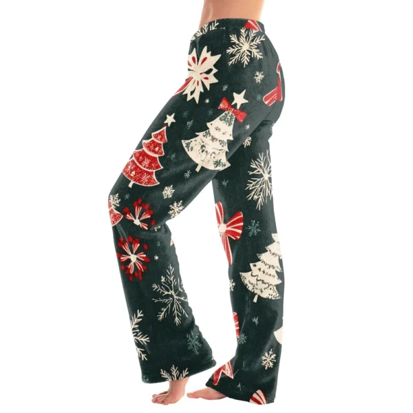 Women's Halloween Printed Casual Pants Drawstring Elastic Waist Drawstring - Image 20