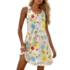 Women's Printed Easter Dresses Casual Sundresses Summer Fashion Loose Dress - Image 6
