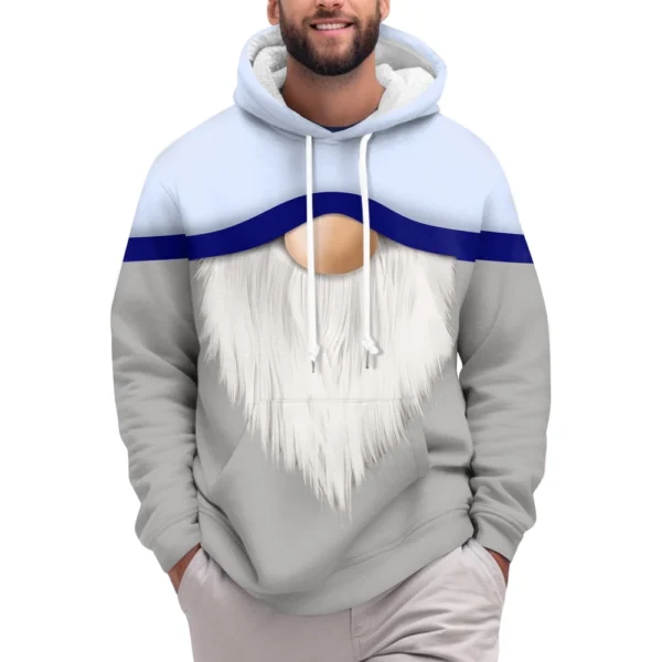 Hooded Sports Tracksuit Unisex Running Outfits Long Sleeve Pullover Hoodies - Image 4