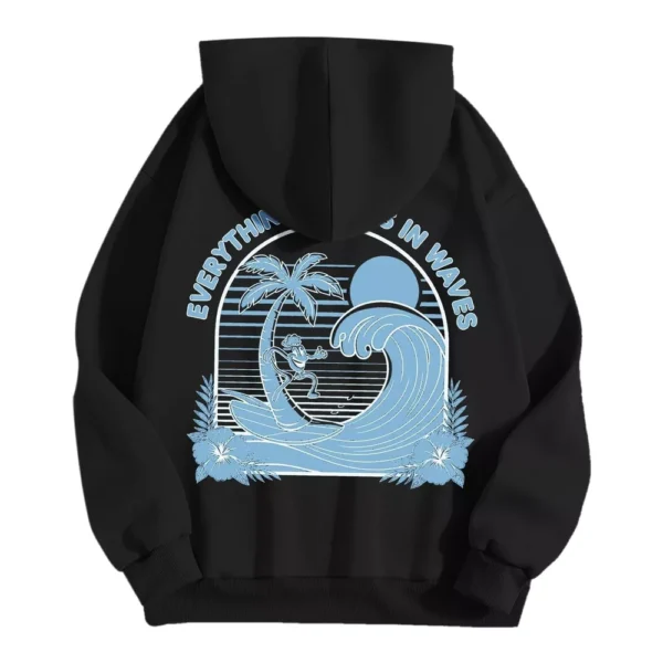Women's Pullover with Pockets Fashion Long Sleeve Lightweight Hoodies - Image 12