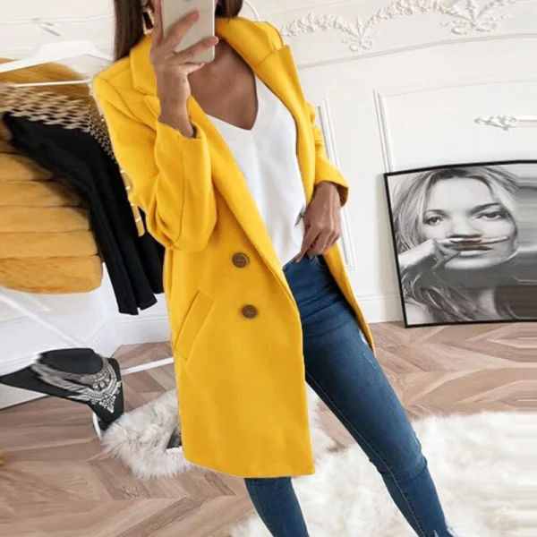 Women's casual suit collar slim fit - Image 12