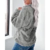 Women's casual loose warm long-sleeved jacket - Image 21
