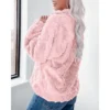 Women's casual loose warm long-sleeved jacket - Image 13