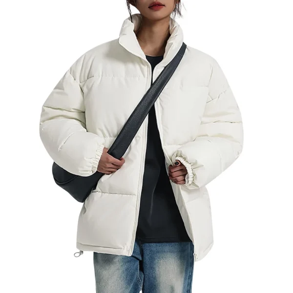 Women's Winter Coat Warm Jacket With Hooded Women Thicken Lightweight Coats - Image 3
