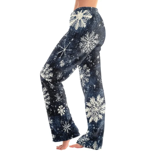 Women's Halloween Printed Casual Pants Drawstring Elastic Waist Drawstring - Image 29