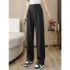 Women's casual long casual loose trousers suit pants women - Image 7