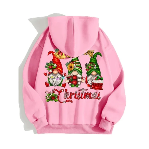 Women's Pullover Lightweight Fashion with Pockets Long Sleeve Hoodies - Image 12