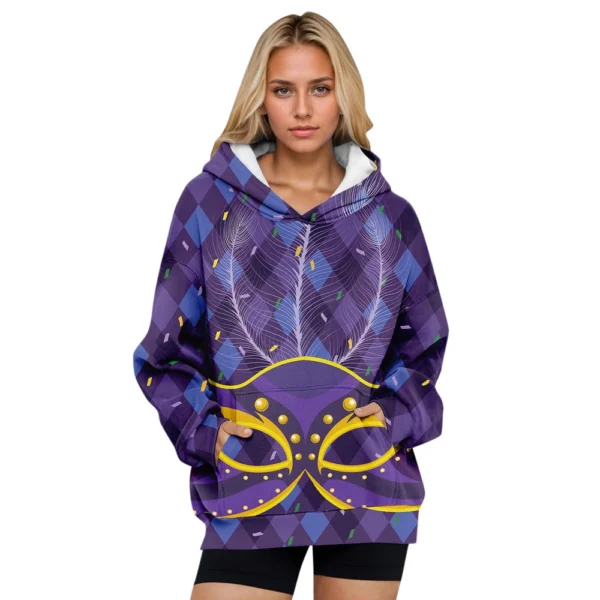 Womens Oversized Sweatshirts Fleece Hoodies Long Sleeve Shirts Pullover Fall - Image 7