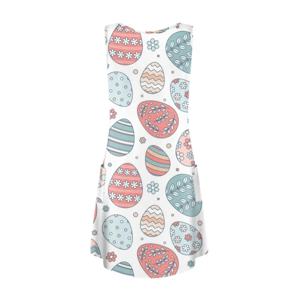 Women's Fashion Dresses Loose Sundresses Summer Casual Printed Easter Dress - Image 10