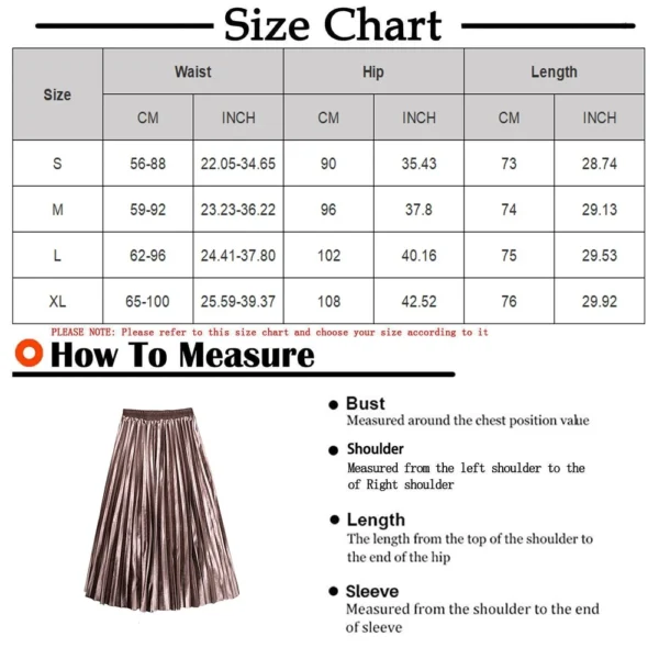 Women's Retro Literary Half Skirt Large Size Skirt Velvet A-line High Waist - Image 7