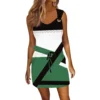 Women's Fashion Casual Printed Sleeveless Drawstring Dress With Pockets - Image 16