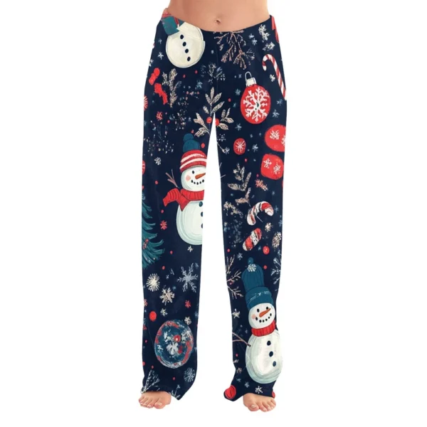 Women's Halloween Printed Casual Pants Drawstring Elastic Waist Drawstring - Image 22
