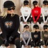 Knit top for women slim-fit high-neck hollowing out - Image 2
