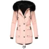 Women's Fashion Plus Fleece Thickened Cotton-padded Winter Coat Pie Overcome - Image 3