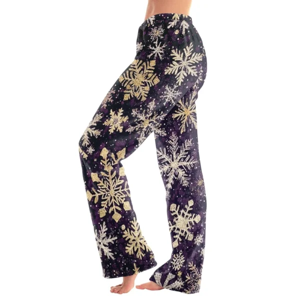 Women's Halloween Printed Casual Pants Drawstring Elastic Waist Drawstring - Image 5