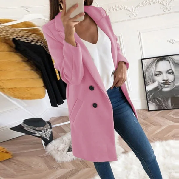 Women's casual suit collar slim fit - Image 5