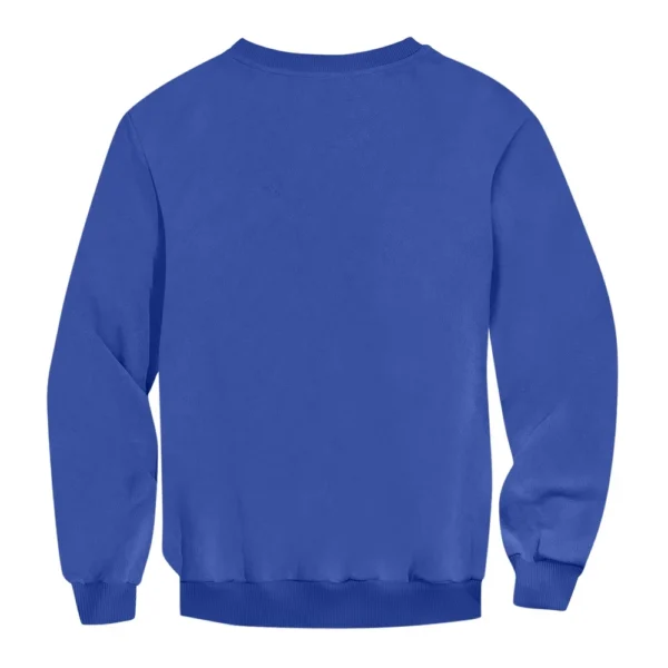 Men's Casual Fashion Comfortable Solid Color Round Neck Pullover Sweatshirt - Image 12