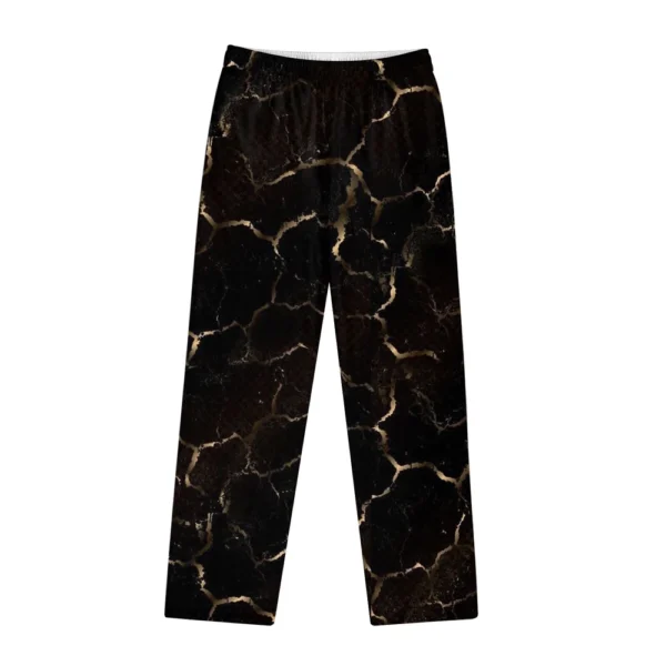 Men's Cotton Knitted Sports Pants Fashion Printed casual Sweatpants With Pockets - Image 5