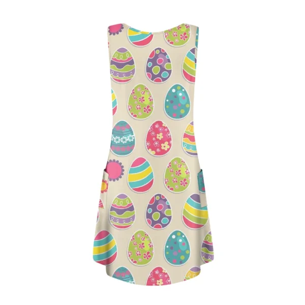 Women's Summer Fashion Printed Loose Easter Sundresses Casual Dresses Dress - Image 11