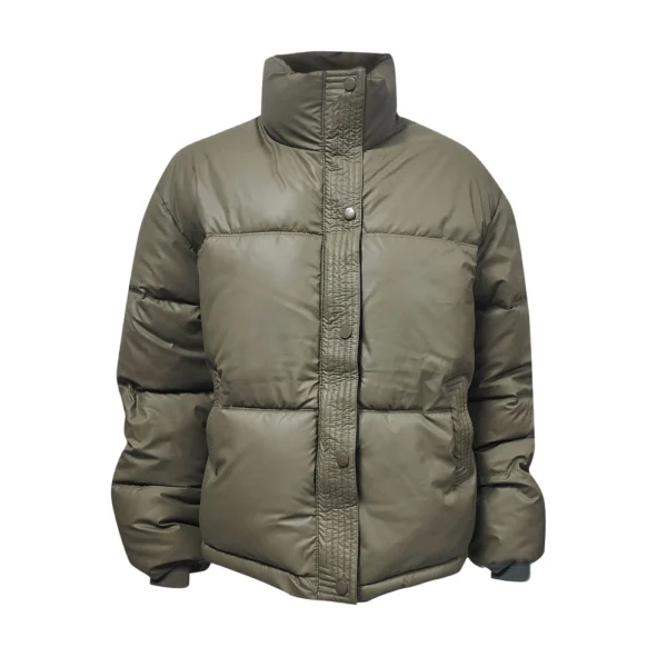 Women's Short Winter Warm Cotton Jacket Single Breasted Zipper Jacket - Image 10