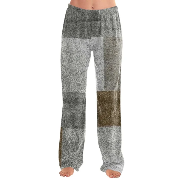 Women's Winter Soild Colored Pants, Full Length Pants, Sports Pants, Home Pants - Image 17