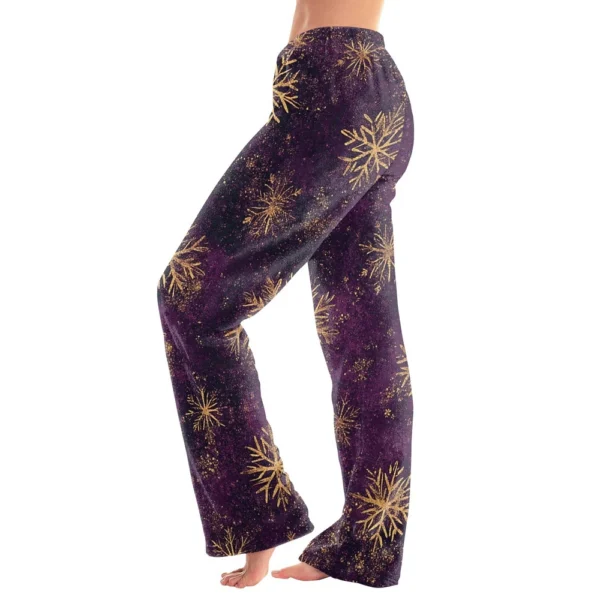 Women's Halloween Printed Casual Pants Drawstring Elastic Waist Drawstring - Image 3