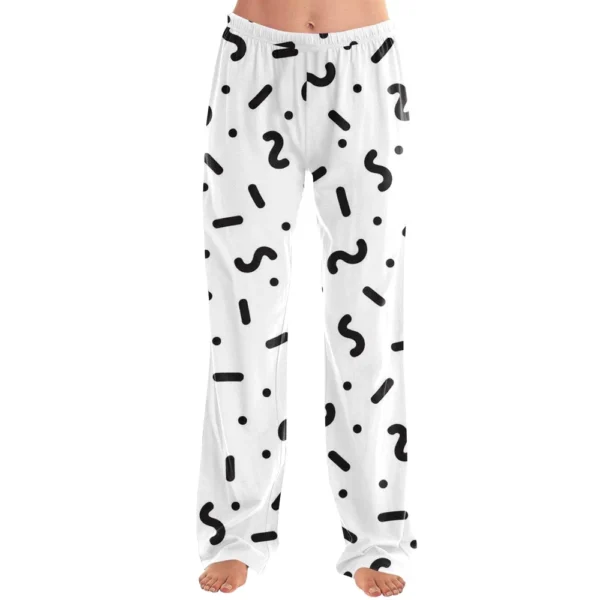 Women's Winter Soild Colored Pants, Full Length Pants, Sports Pants, Home Pants - Image 4